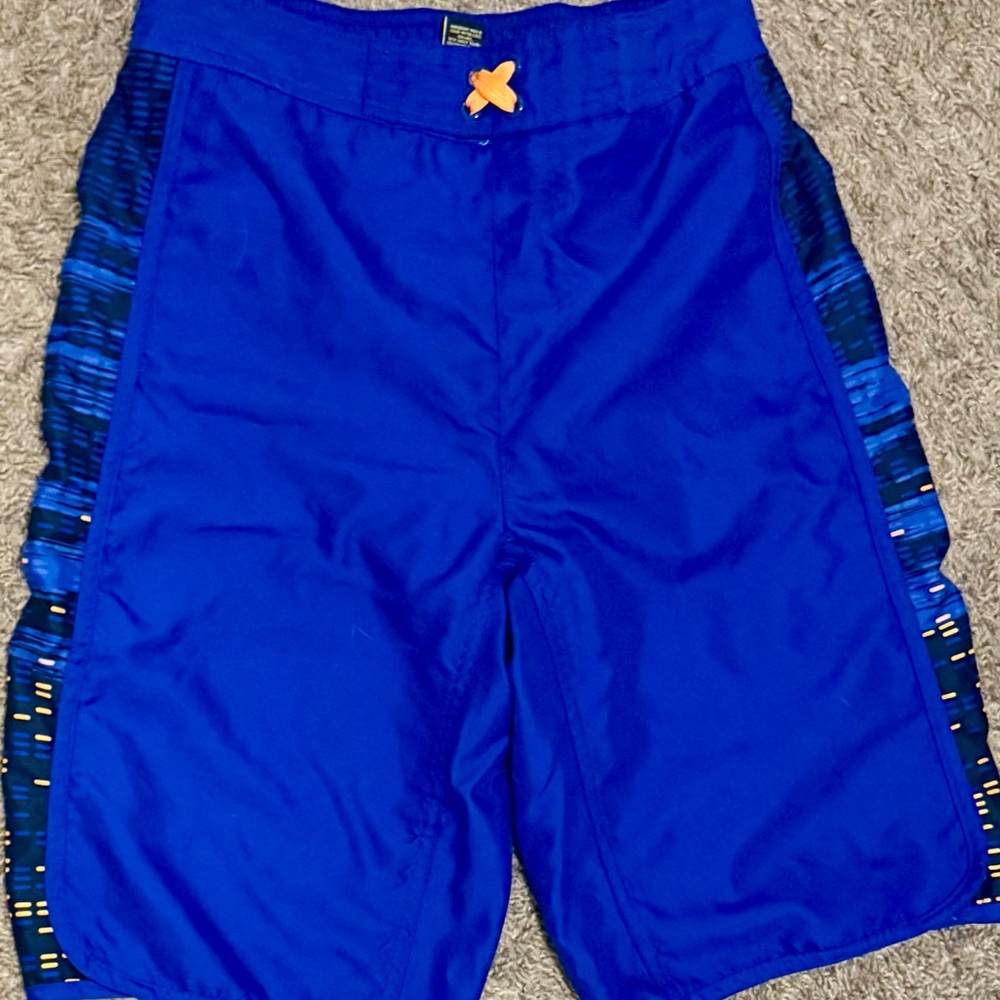 Boys Blue Athletic Swim Shorts